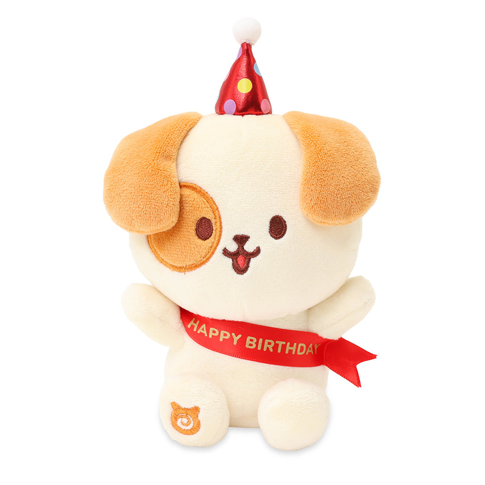 Happy Birthday Puppiroll Small Sitting Plush