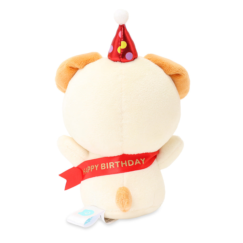 Happy Birthday Puppiroll Small Sitting Plush