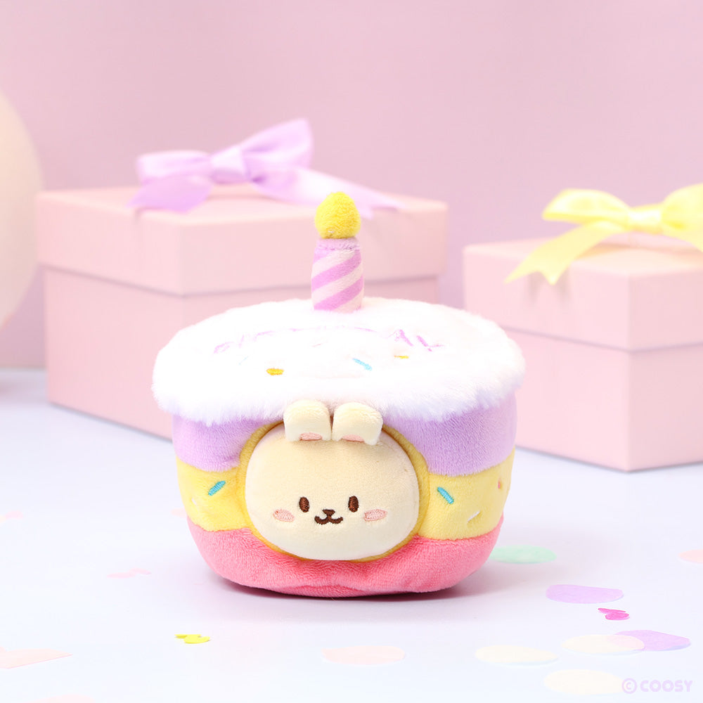 Happy Birthday Bunniroll Mini Outfitz Plush