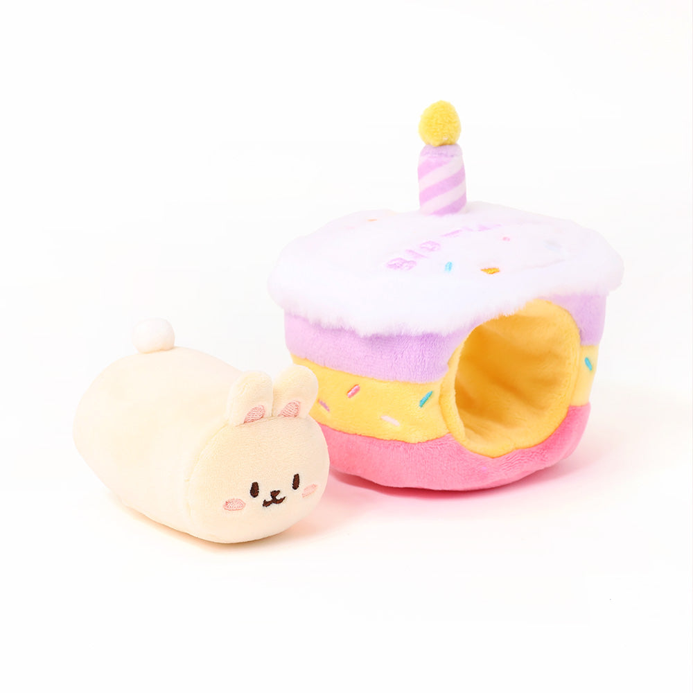 Happy Birthday Bunniroll Mini Outfitz Plush