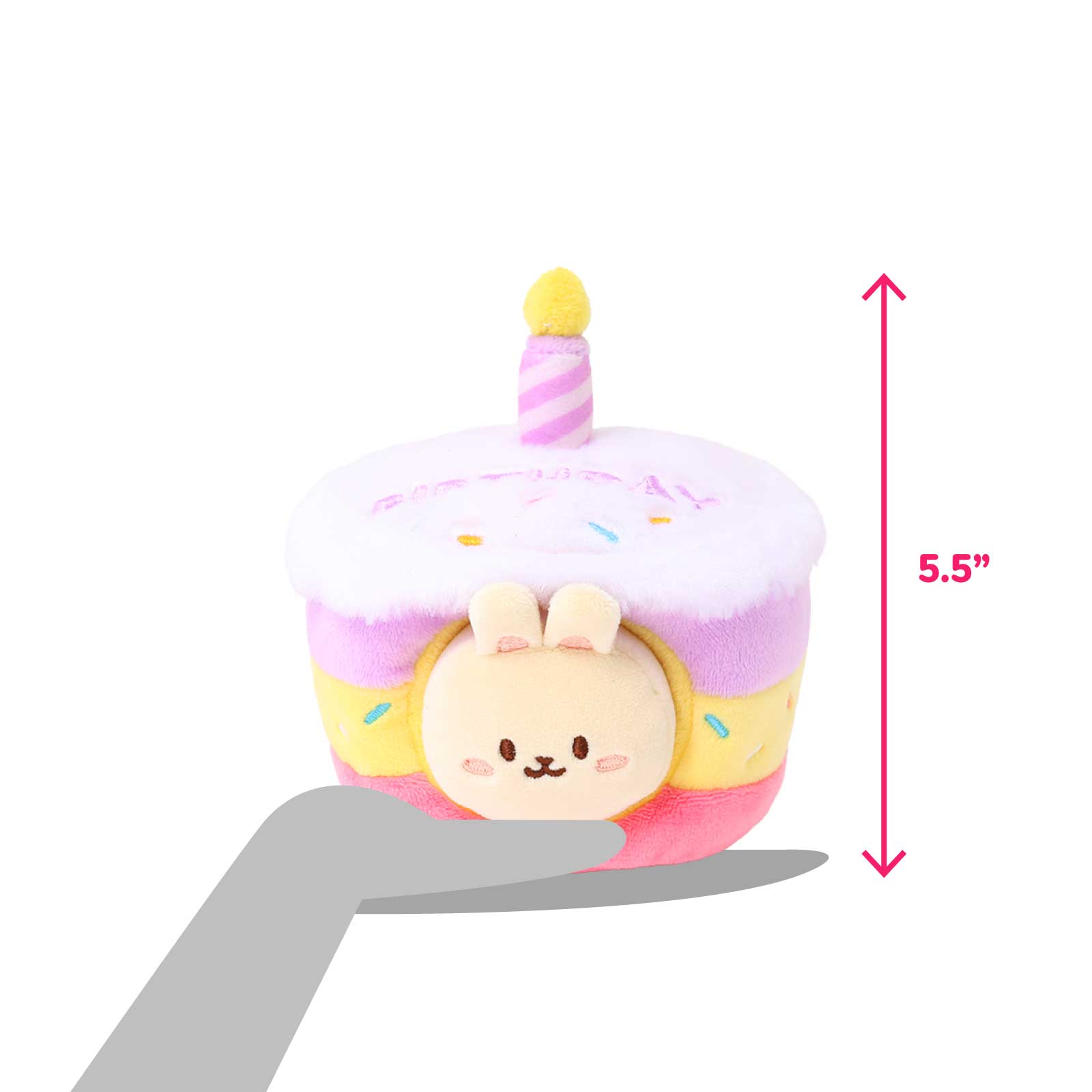 Happy Birthday Bunniroll Mini Outfitz Plush