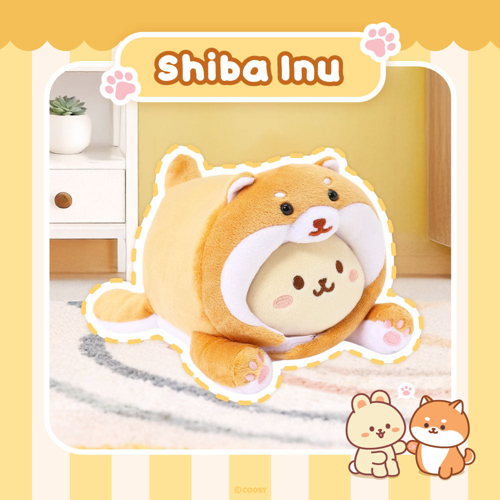 Shiba Inu Bunniroll Small Outfitz Plush