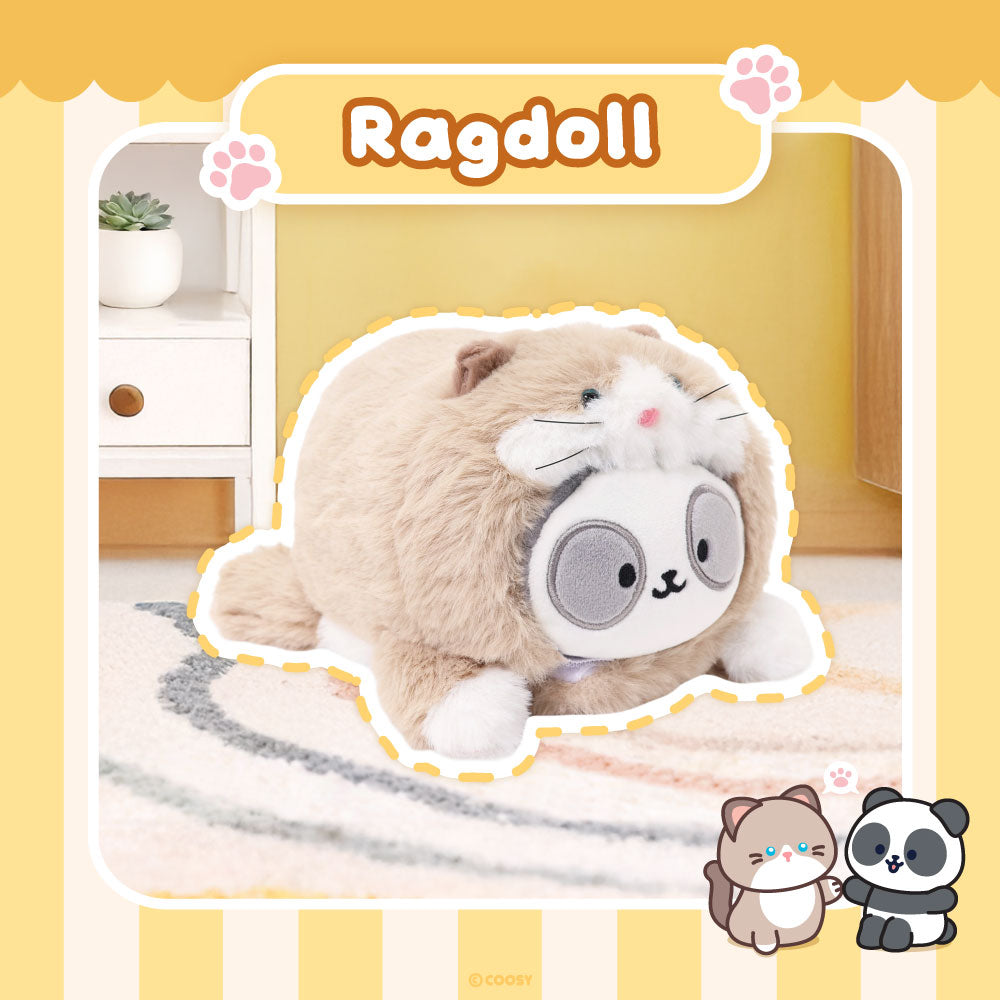 Ragdoll Pandaroll Small Outfitz Plush