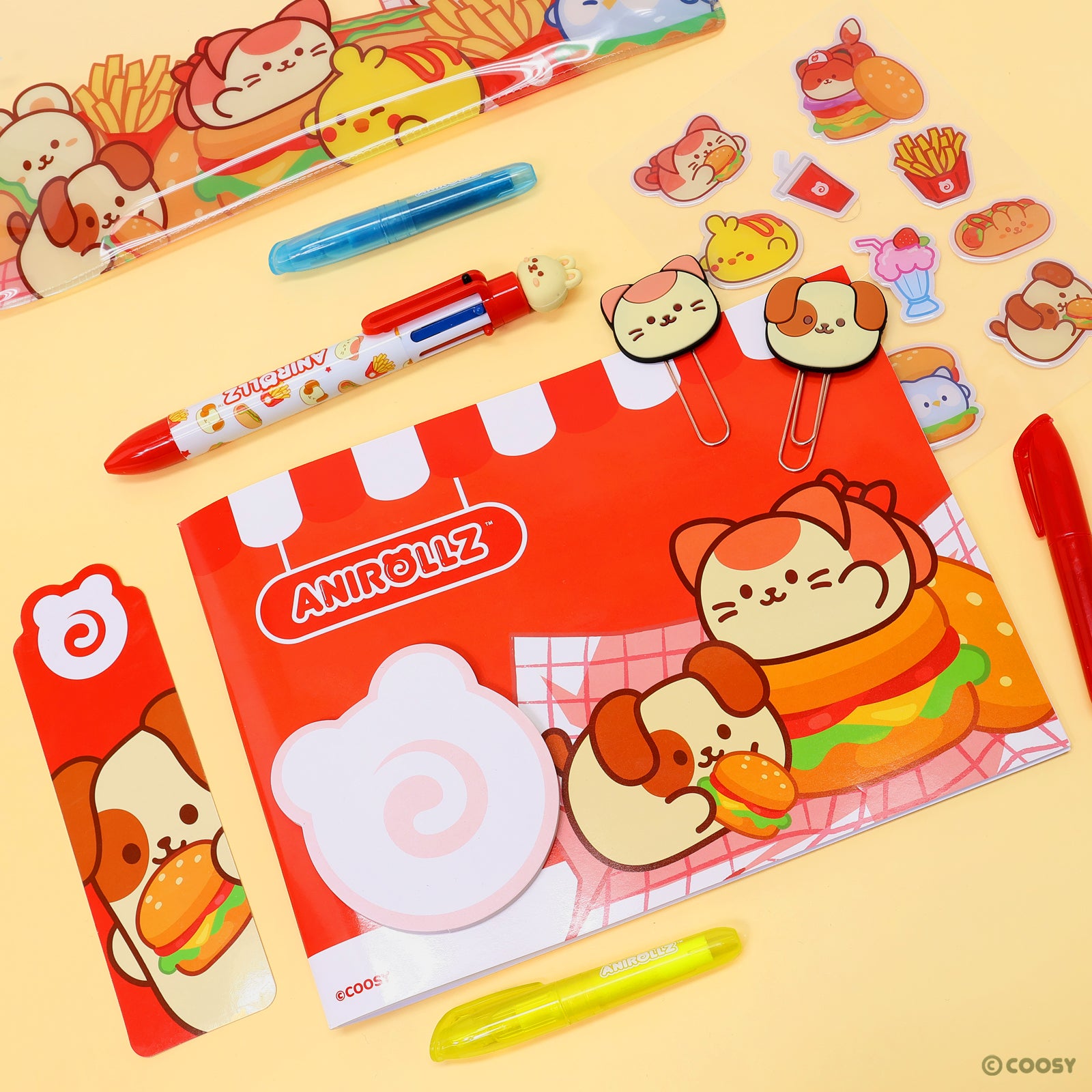 Fast Food Large Stationery Set