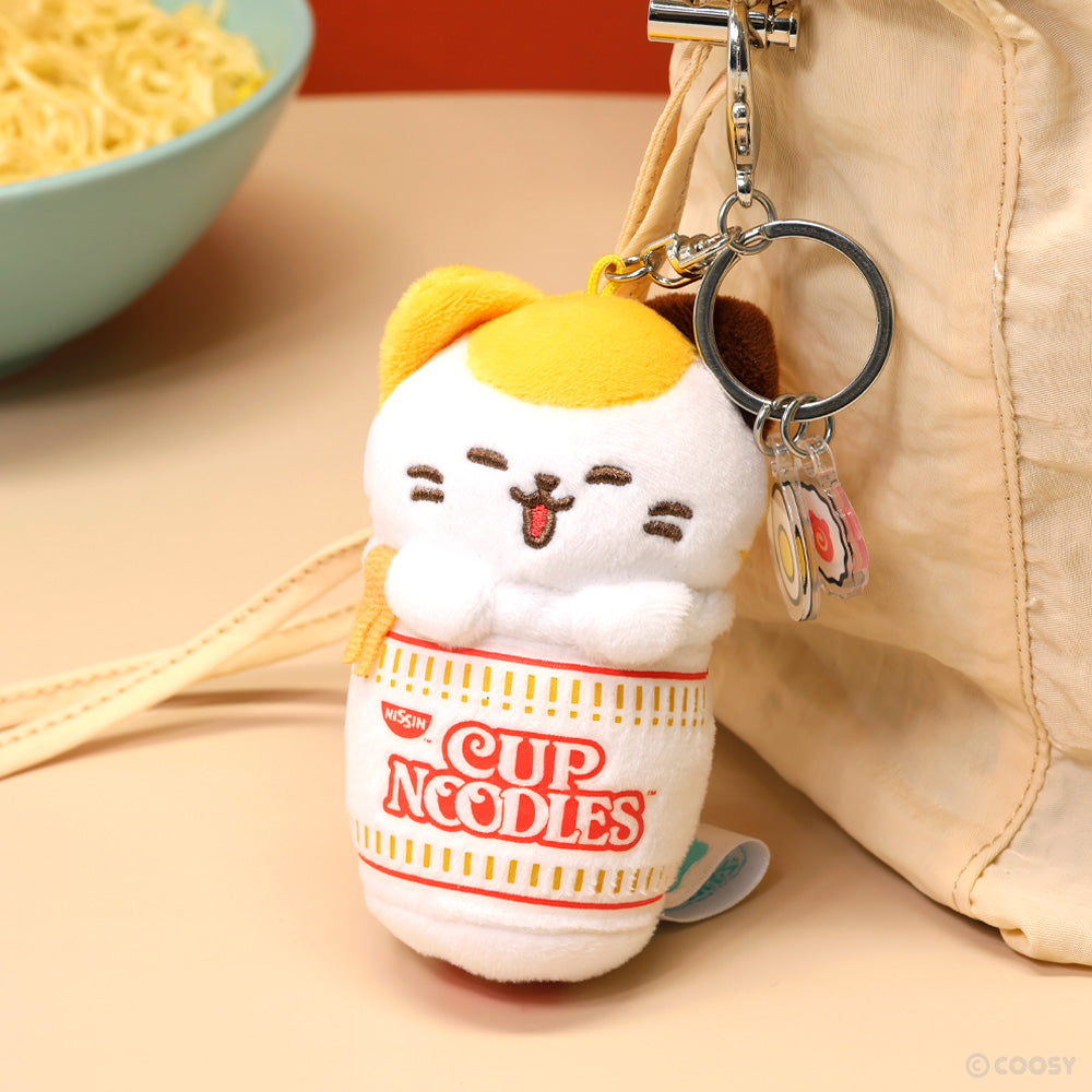 Cup Noodles Kittiroll Plush Charm