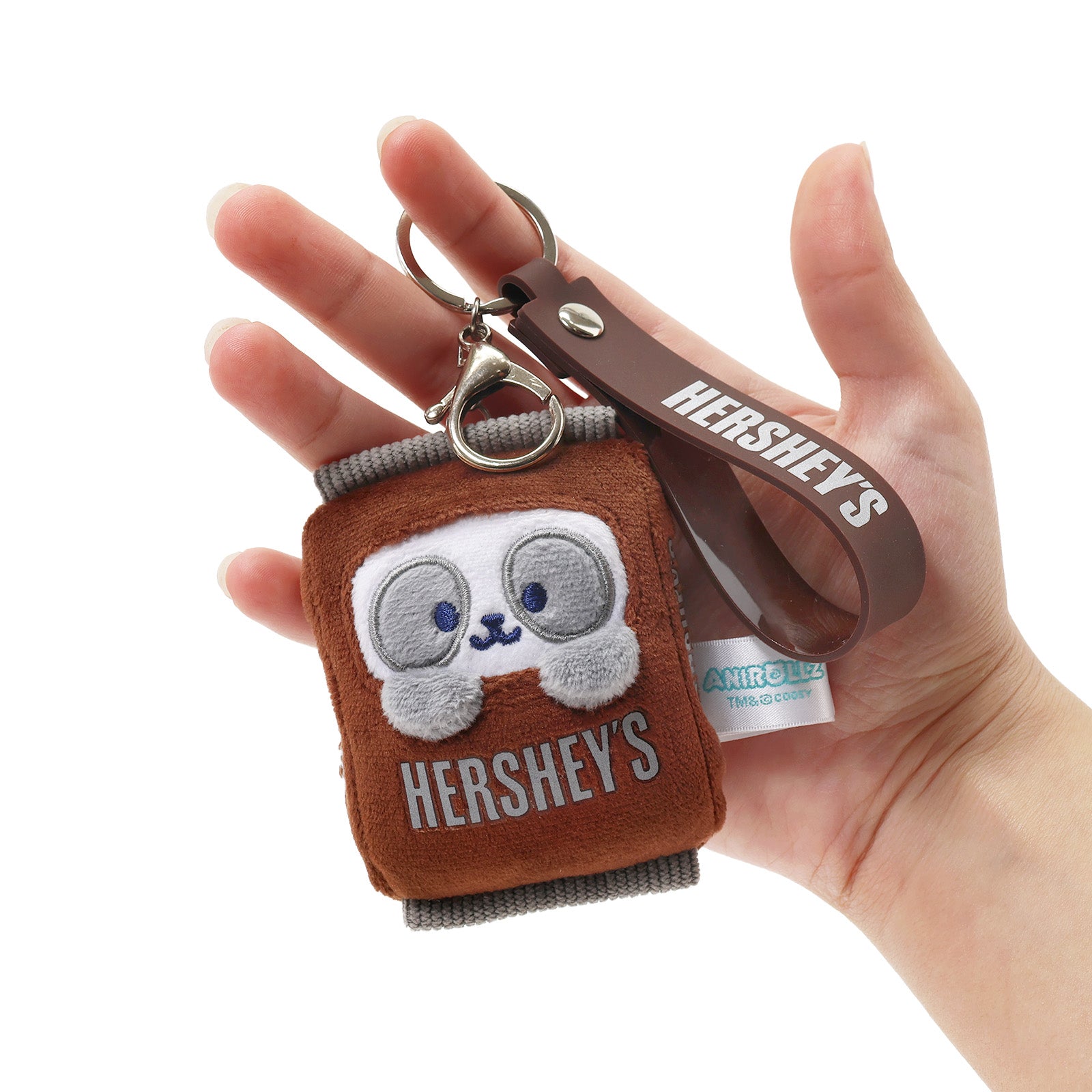 Hershey's Milk Chocolate Pandaroll Plush Strap Charm