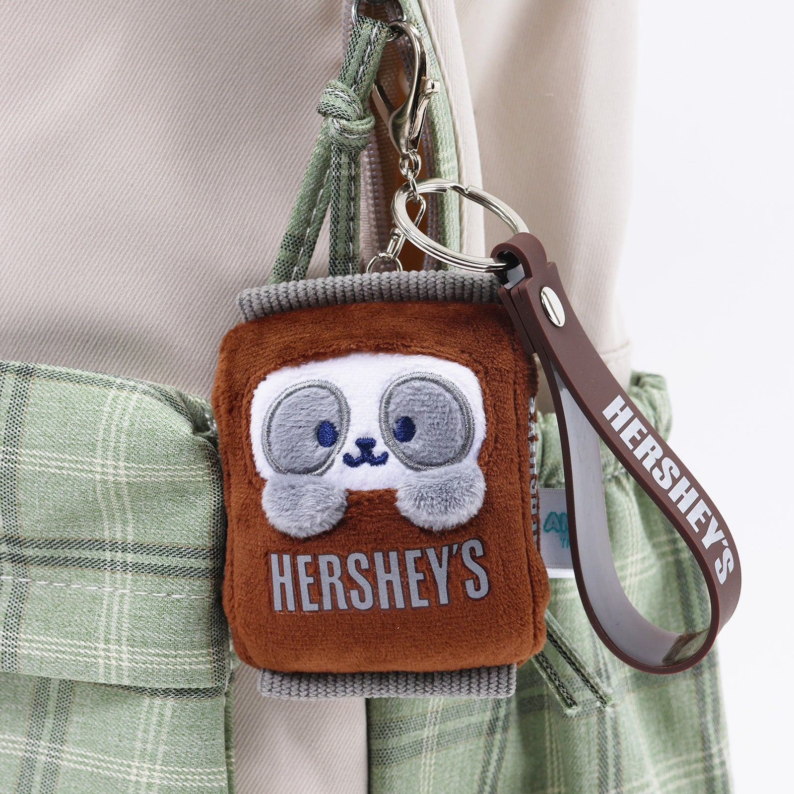 Hershey's Milk Chocolate Pandaroll Plush Strap Charm