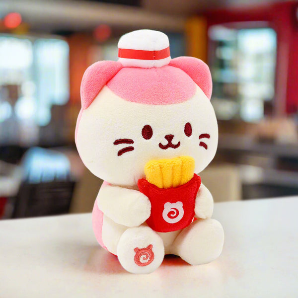 Kittiroll French Fries Plush | Anirollz Fast Food Sitting Plush Toy