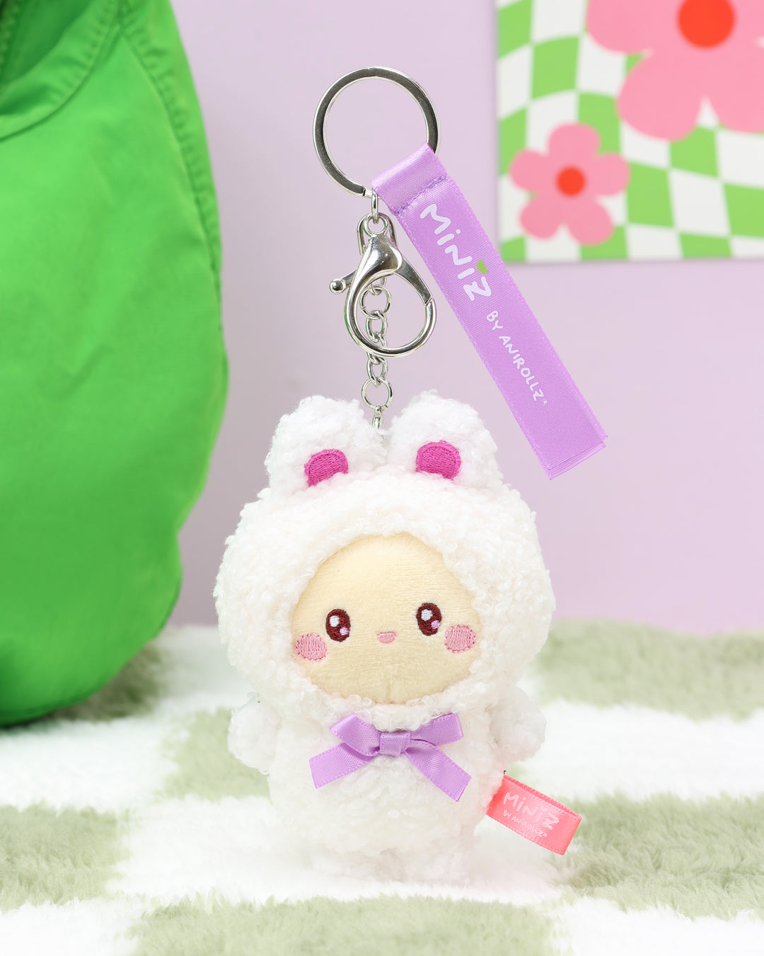 Miniz Bunny Costume Bunniroll Plush Charm