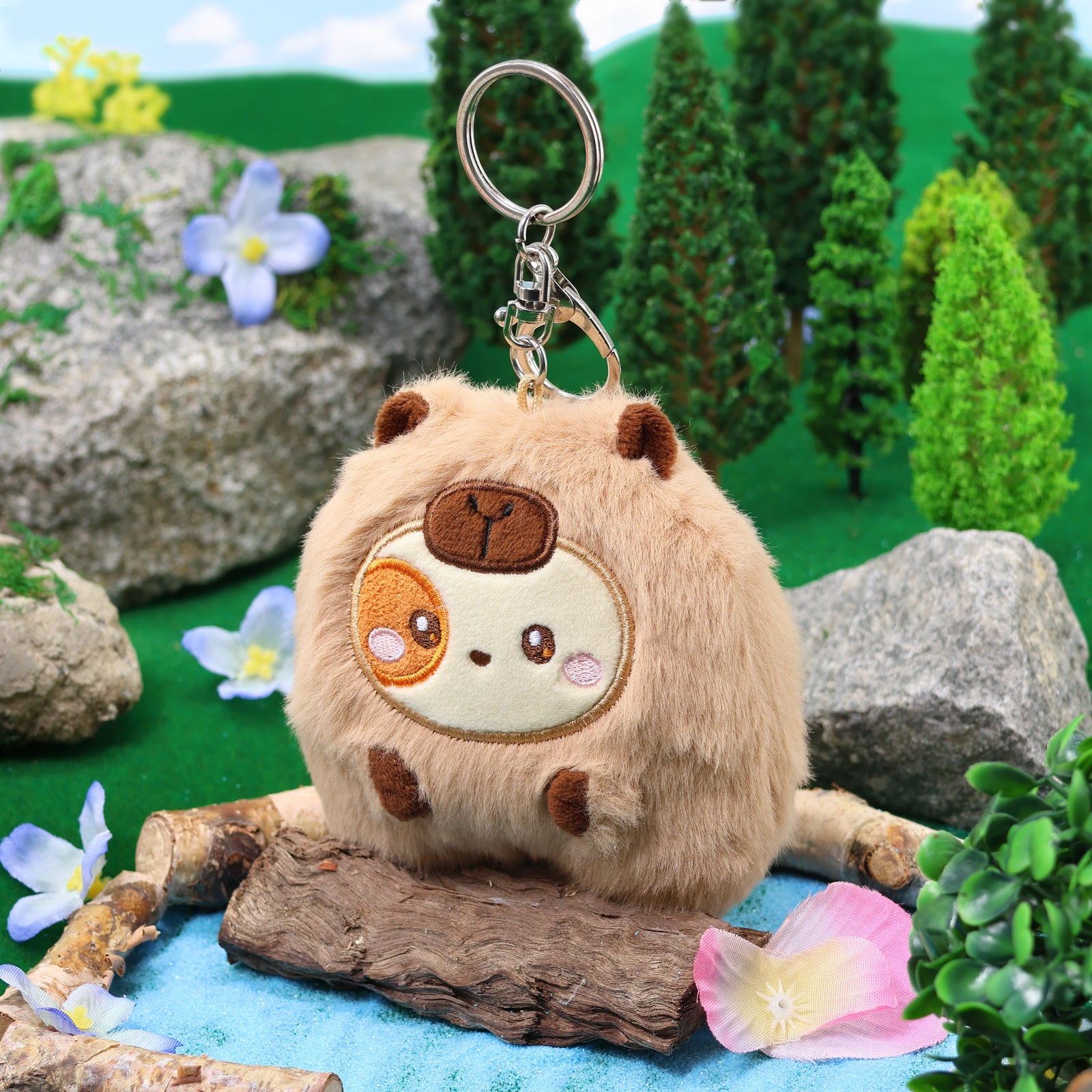 Miniz Capybara Puppiroll Plush Charm