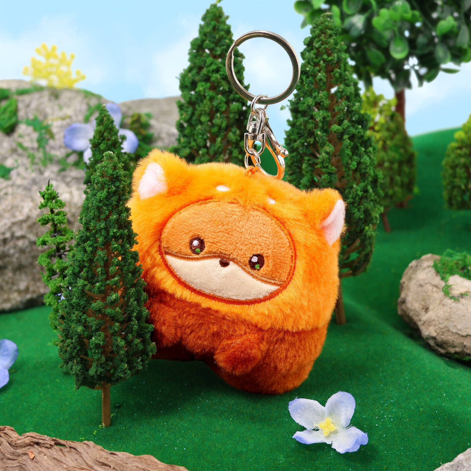 Miniz Red Panda Foxiroll Plush Charm