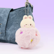 Miniz Fluffy Ball Bunniroll Plush Charm