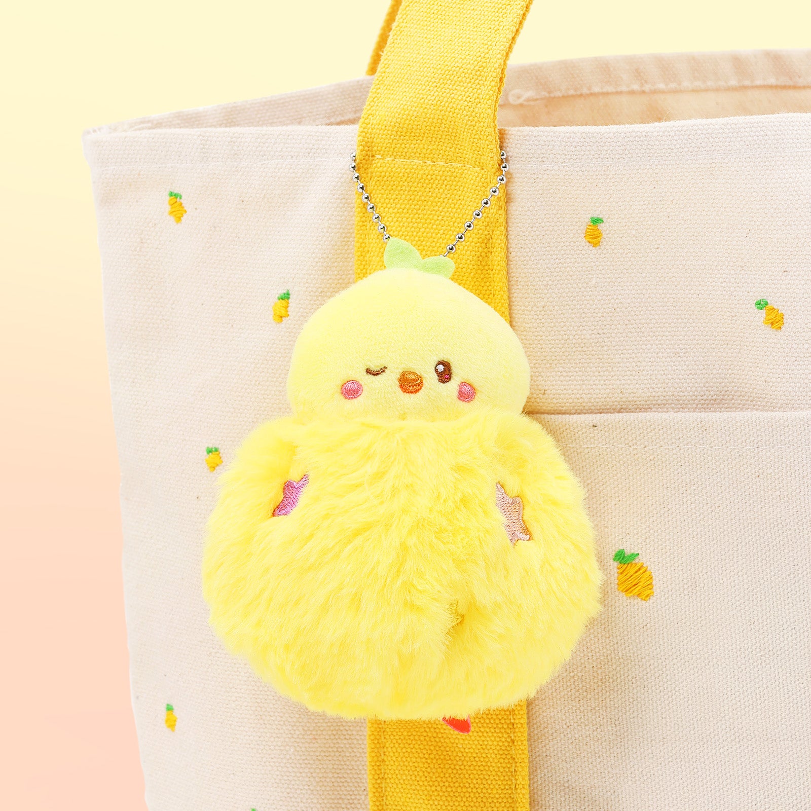 Miniz Fluffy Ball Chickiroll Plush Charm
