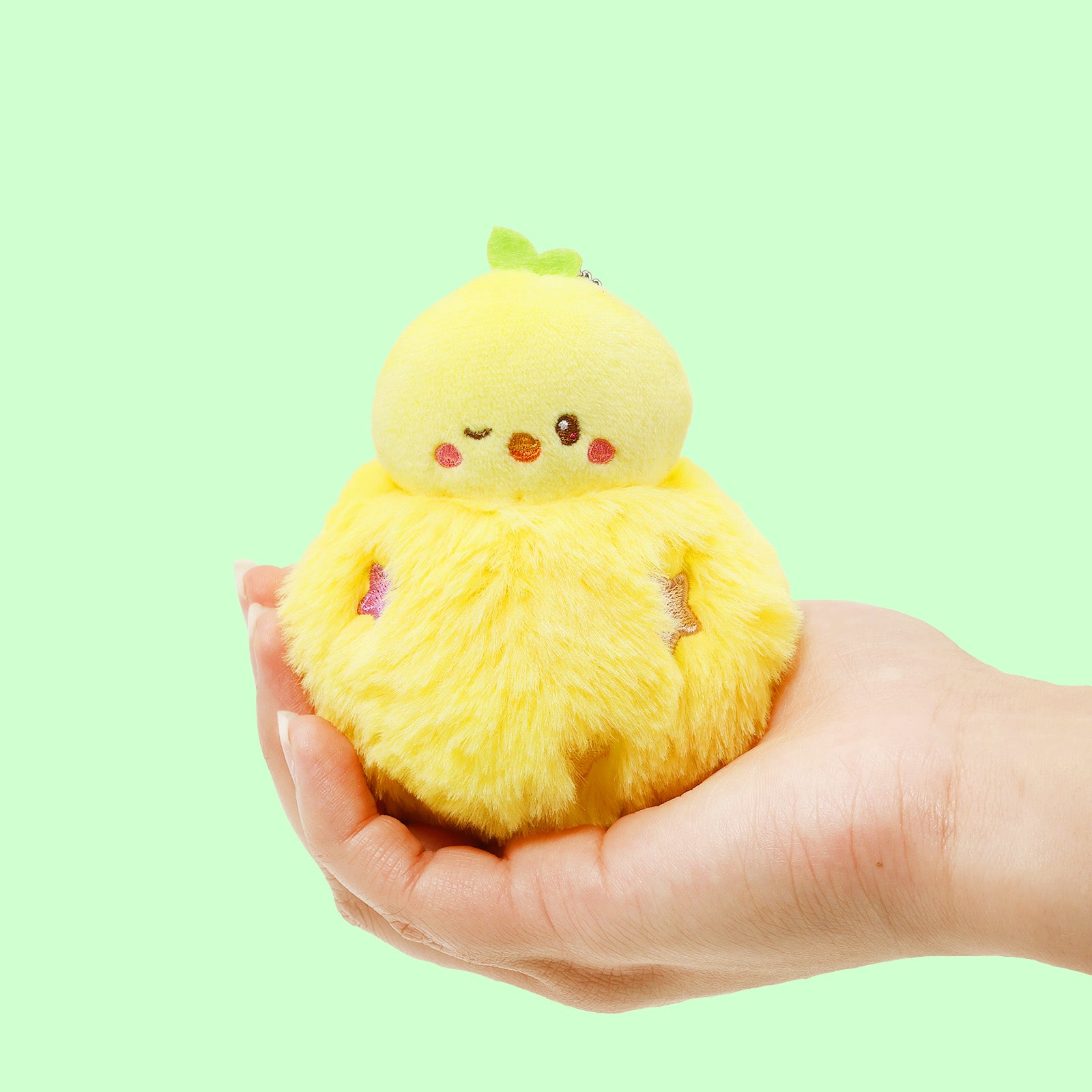 Miniz Fluffy Ball Chickiroll Plush Charm