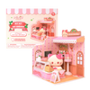 Kittiroll's Cake Shop Miniz by Anirollz DIY kit assembled miniature patisserie diorama with Kittiroll figure & packaging box