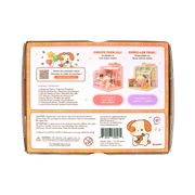 Puppiroll's Music Studio Miniz by Anirollz DIY kit assembled miniature retro studio diorama packaging box back