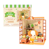 Puppiroll's Music Studio Miniz by Anirollz DIY kit assembled miniature retro studio diorama with Puppiroll figure & packaging box