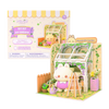Bunniroll's Garden Miniz by Anirollz DIY kit assembled miniature greenhouse diorama with Bunniroll figure & packaging box