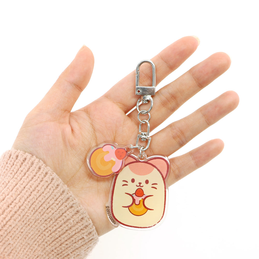 Kittiroll Acrylic Keyring : Classic