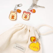 Puppiroll Acrylic Keyring : Classic