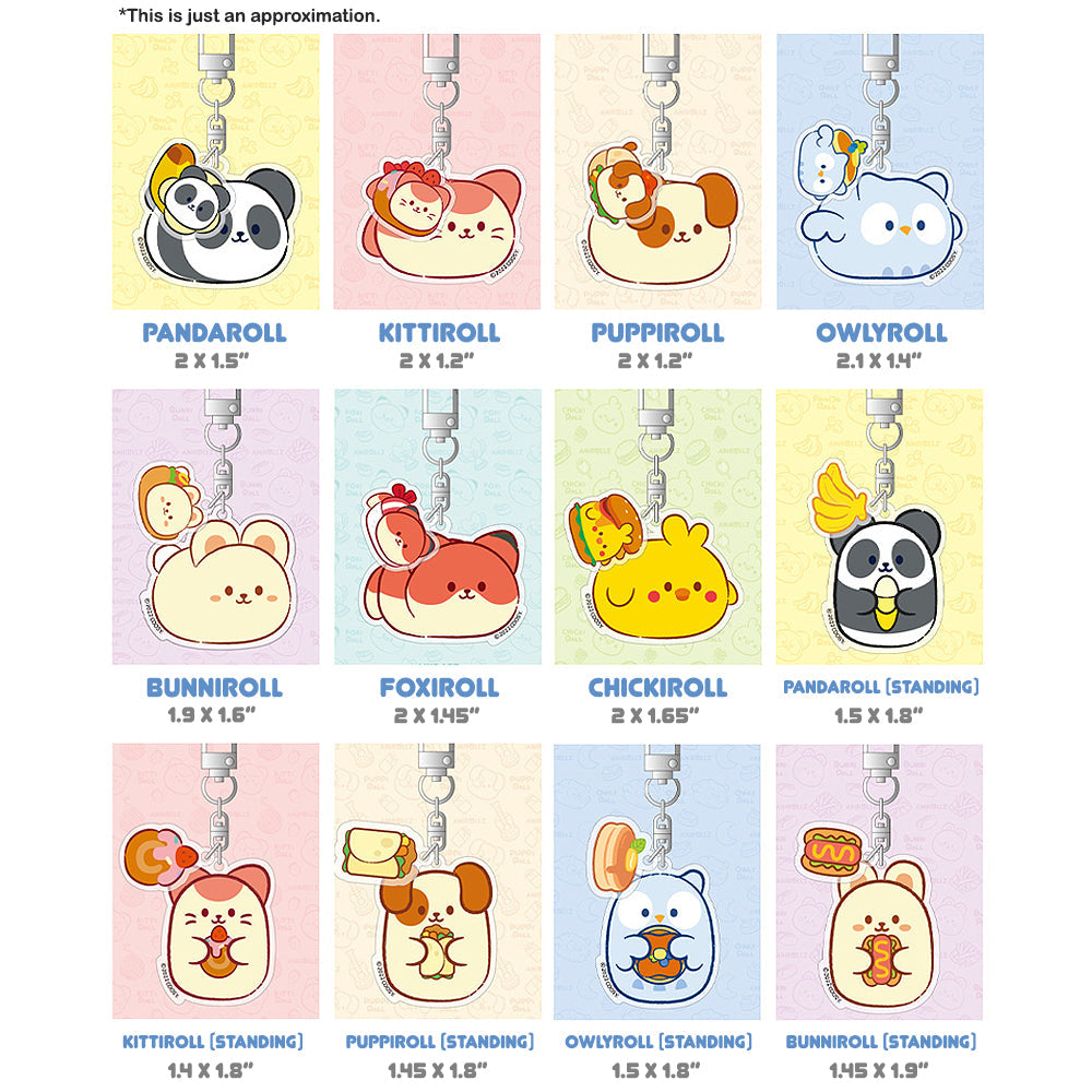 Kittiroll Acrylic Keyring : Classic