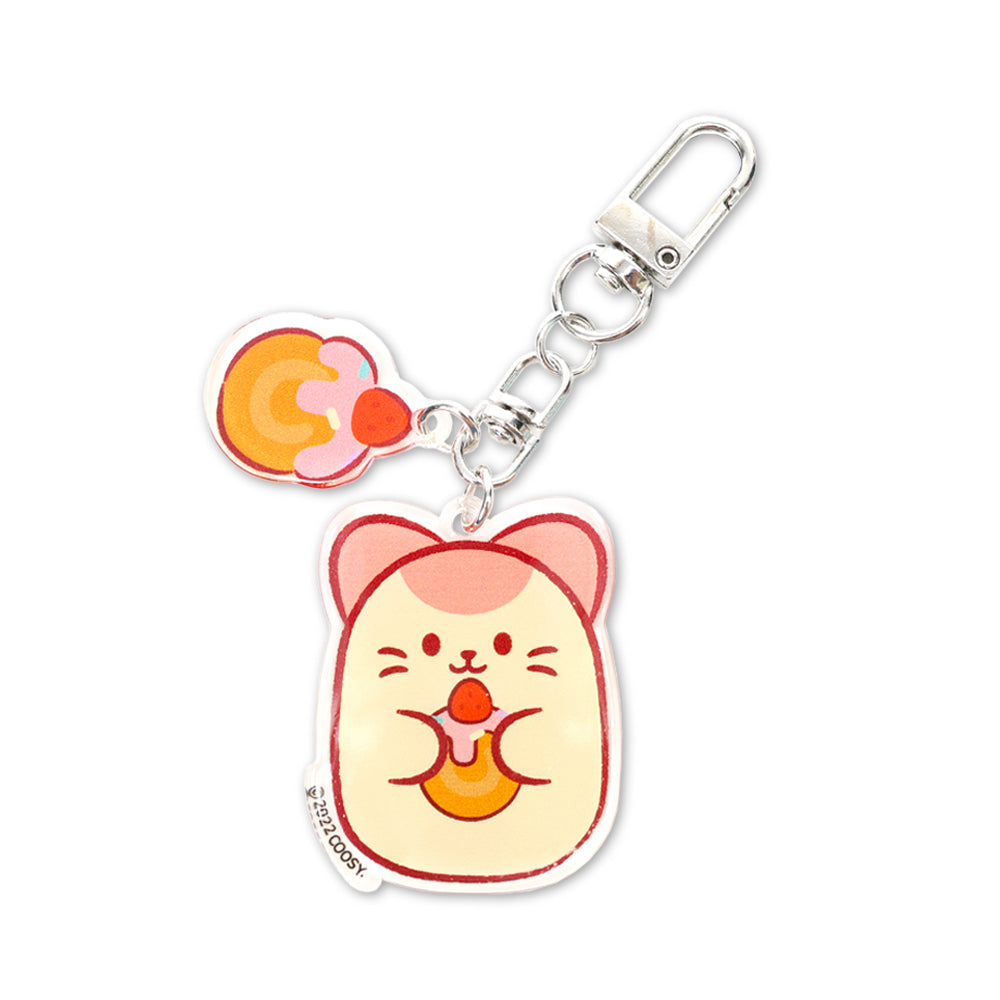 Kittiroll Acrylic Keyring : Standing