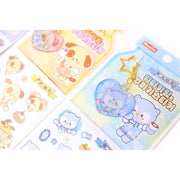 Bunniroll Water Keyring & Sticker Set