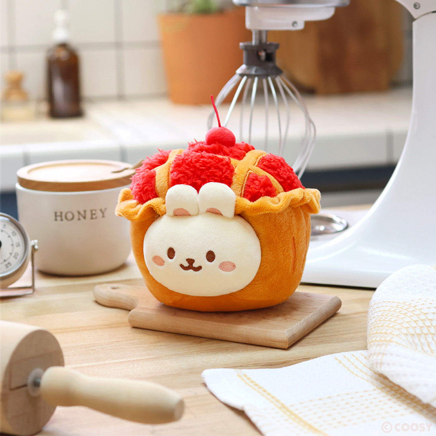 Cherry Pie Bunniroll Small Outfitz Plush