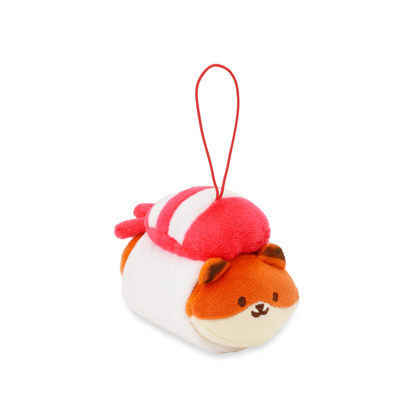 Shrimp Sushi Foxiroll Plush Keychain