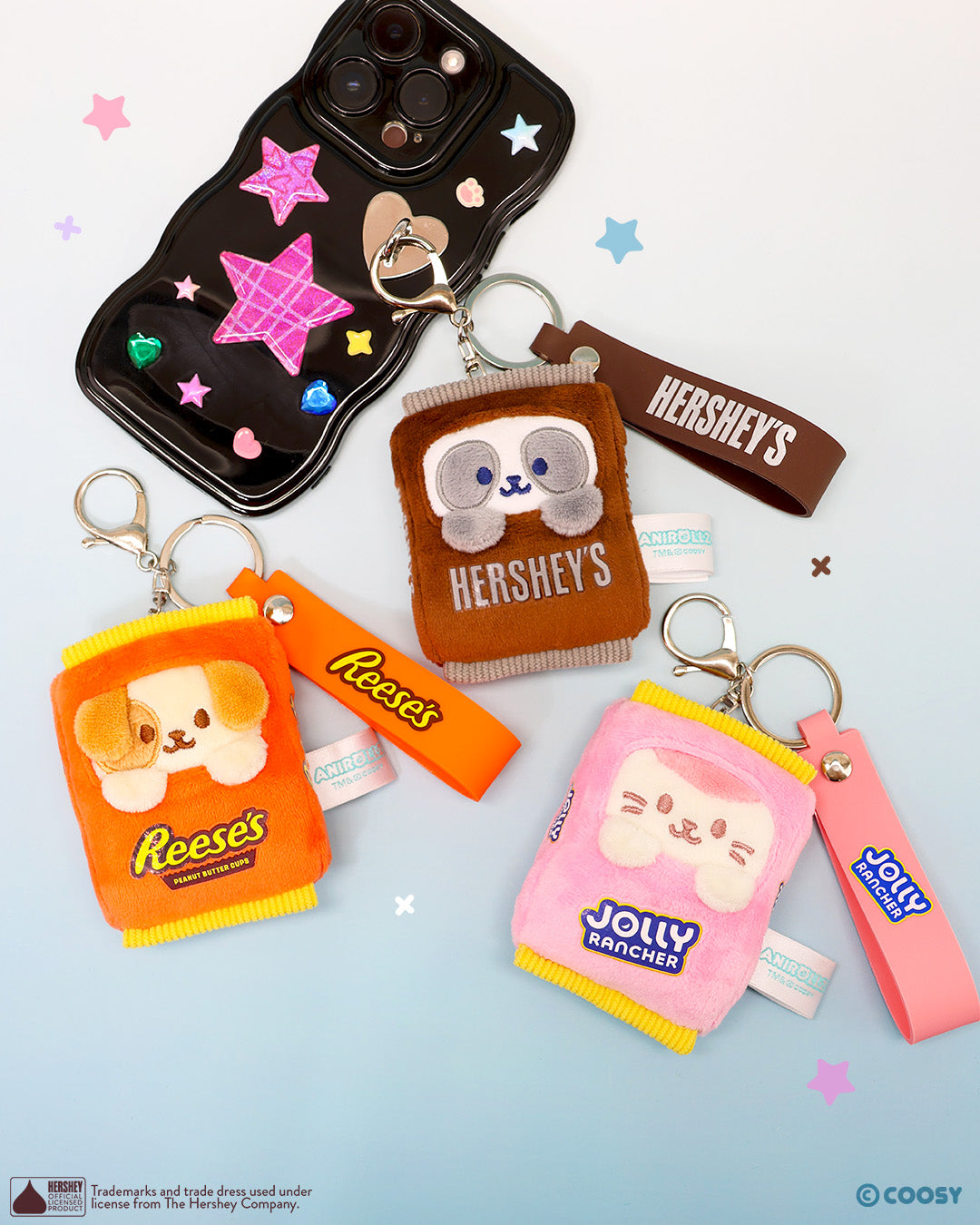 Reese's Puppiroll Plush Strap Charm