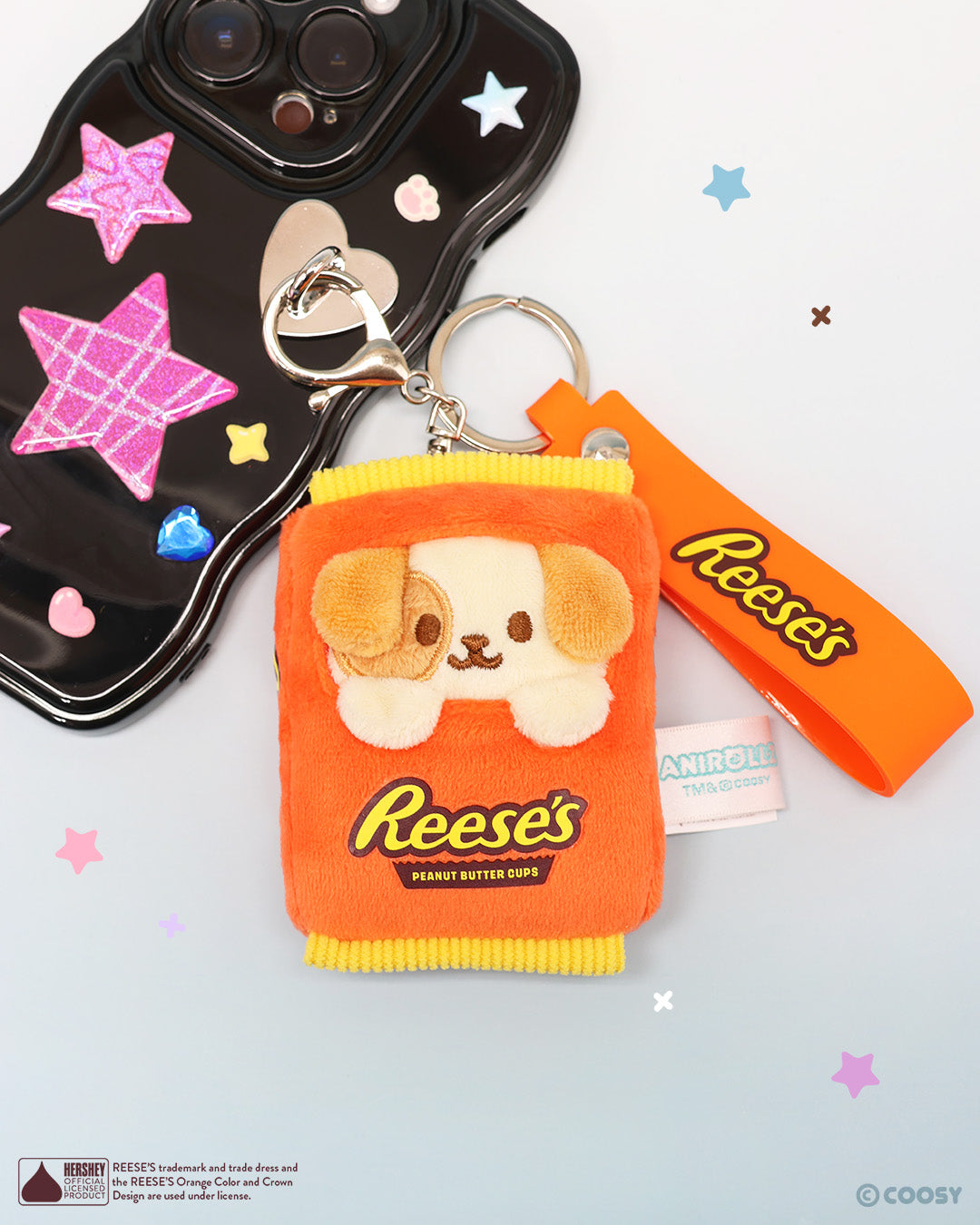 Reese's Puppiroll Plush Strap Charm