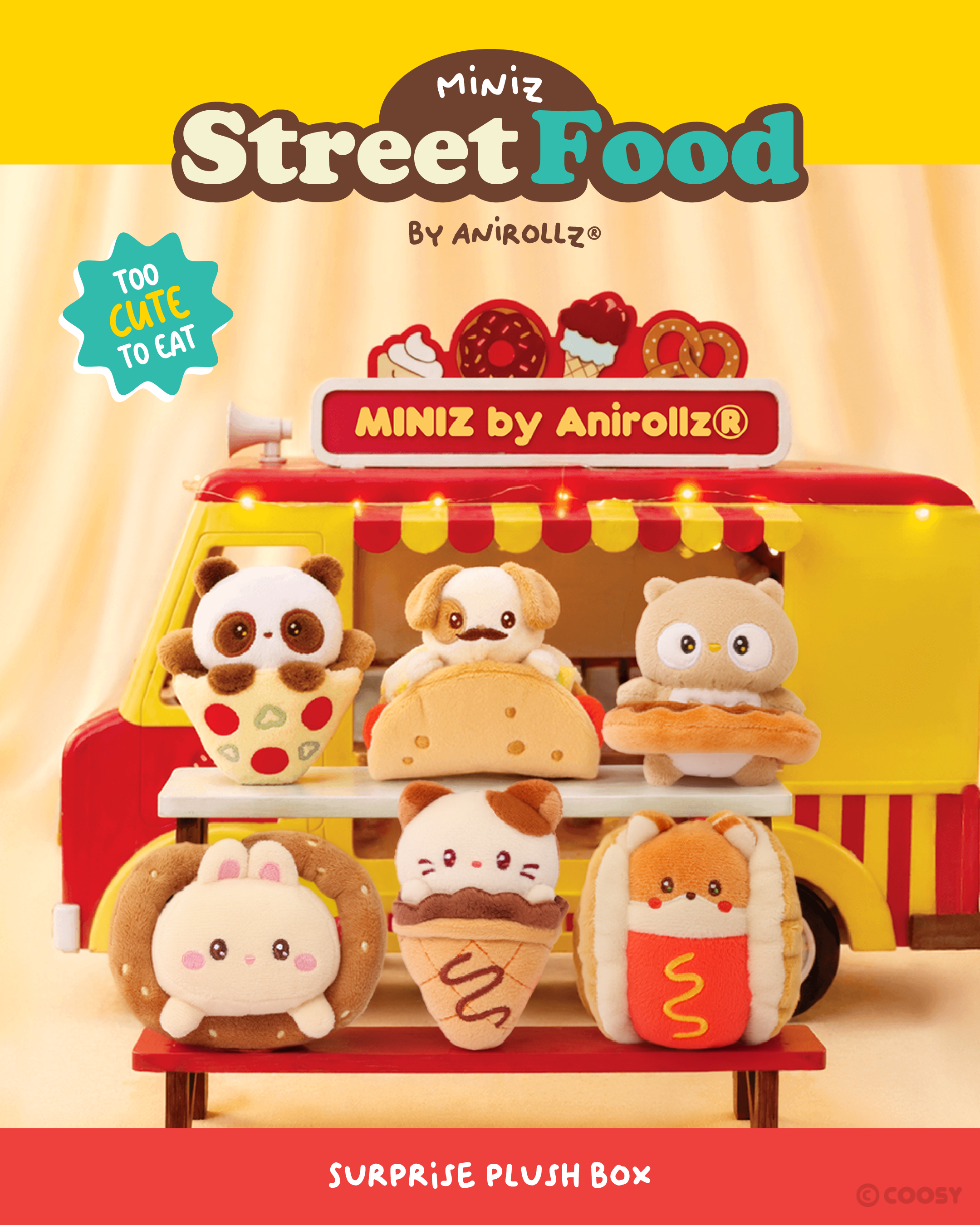 Miniz Street Food Surprise Plush Box