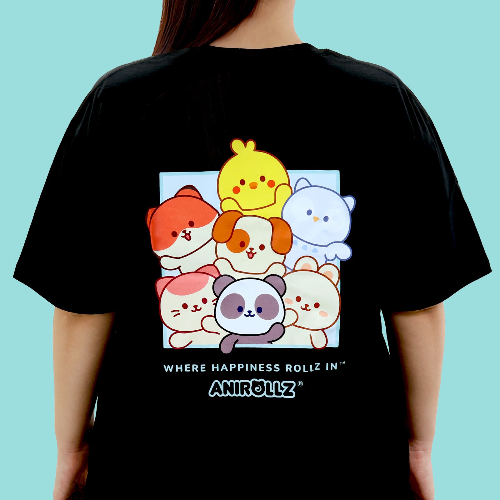 Anirollz Crew T-Shirt Black