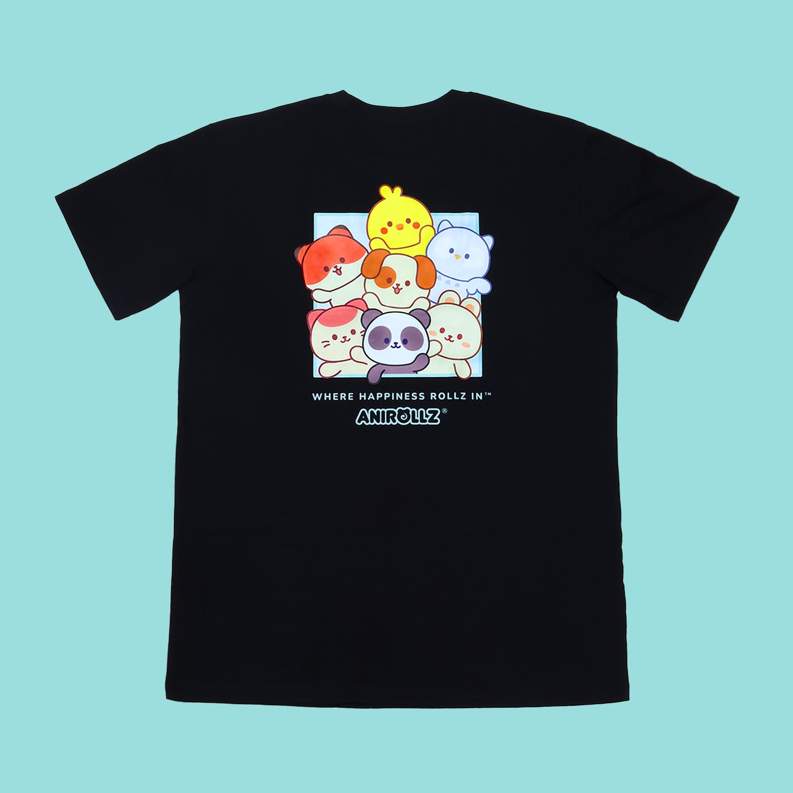 Anirollz Crew T-Shirt Black