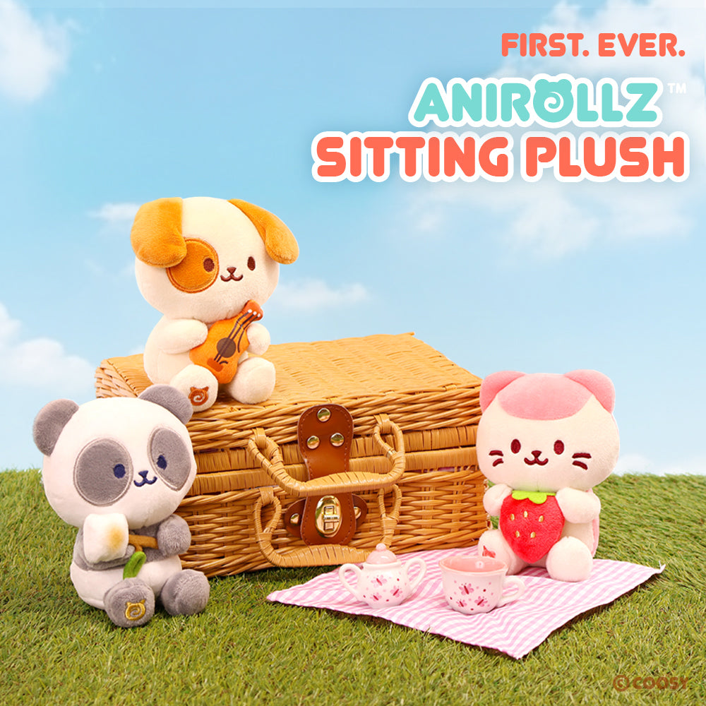 Kittiroll Small Sitting Plush