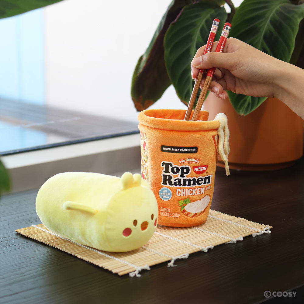 Top Ramen Cup Chicken Flavor Chickiroll Small Outfitz Plush