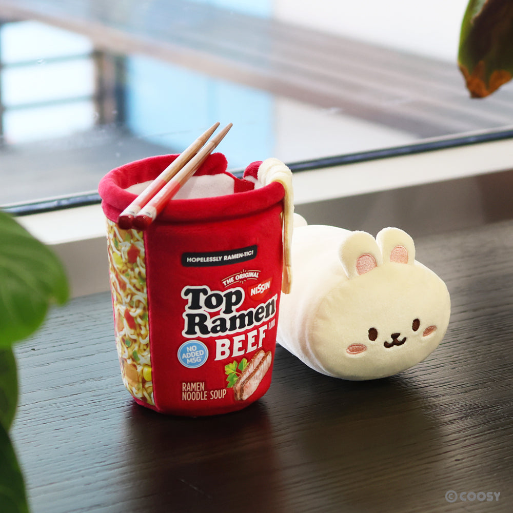 Top Ramen Cup Beef Flavor Bunniroll Small Outfitz Plush