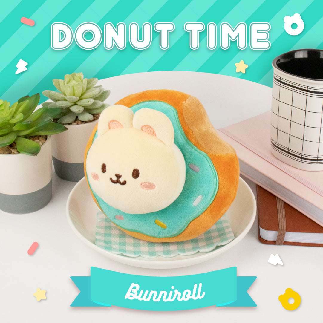 Mint Donut Bunniroll Small Outfitz Plush