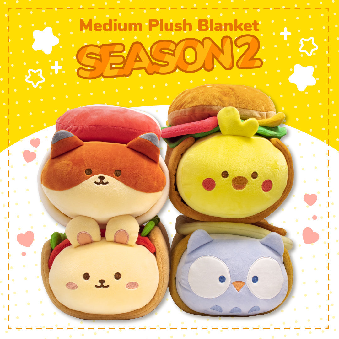 Anirollz 12" Medium Blanket Plush