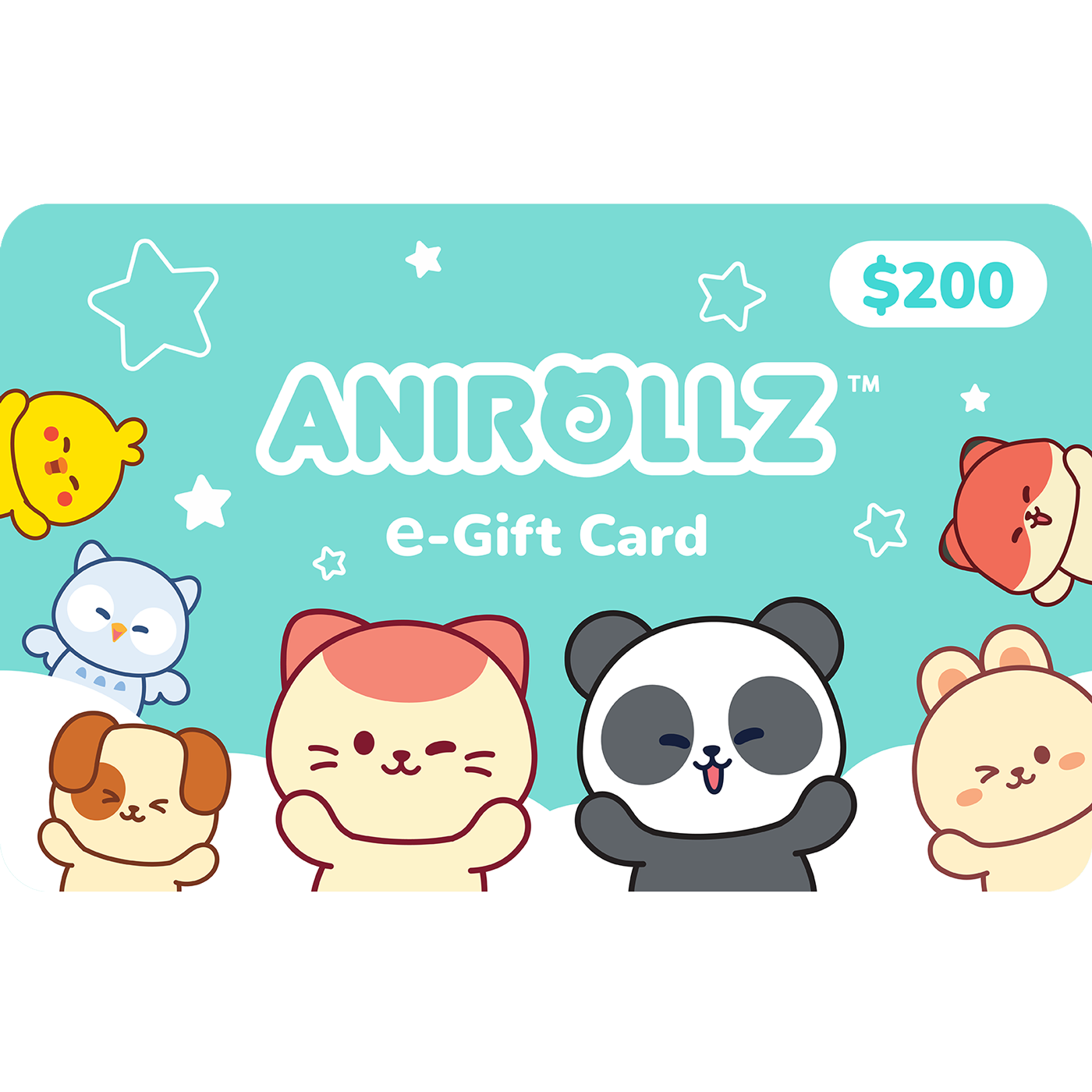 Anirollz e-Gift Card $200