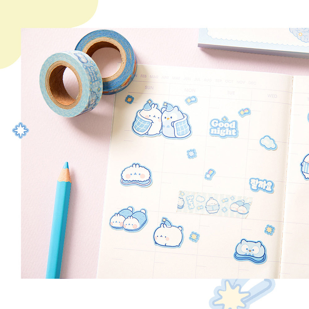 Anirollz x Molang Sticker Sheet : Good Night
