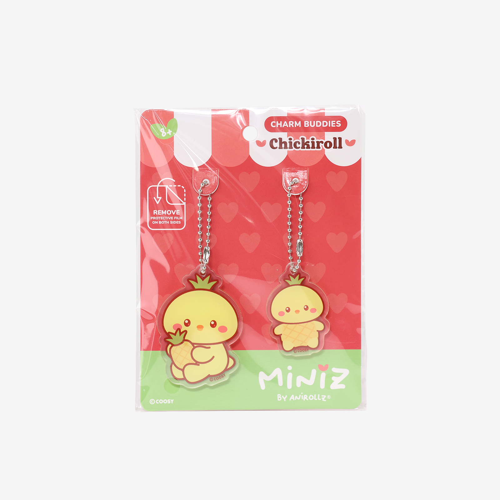 Miniz Chickiroll Acrylic Buddies Charm