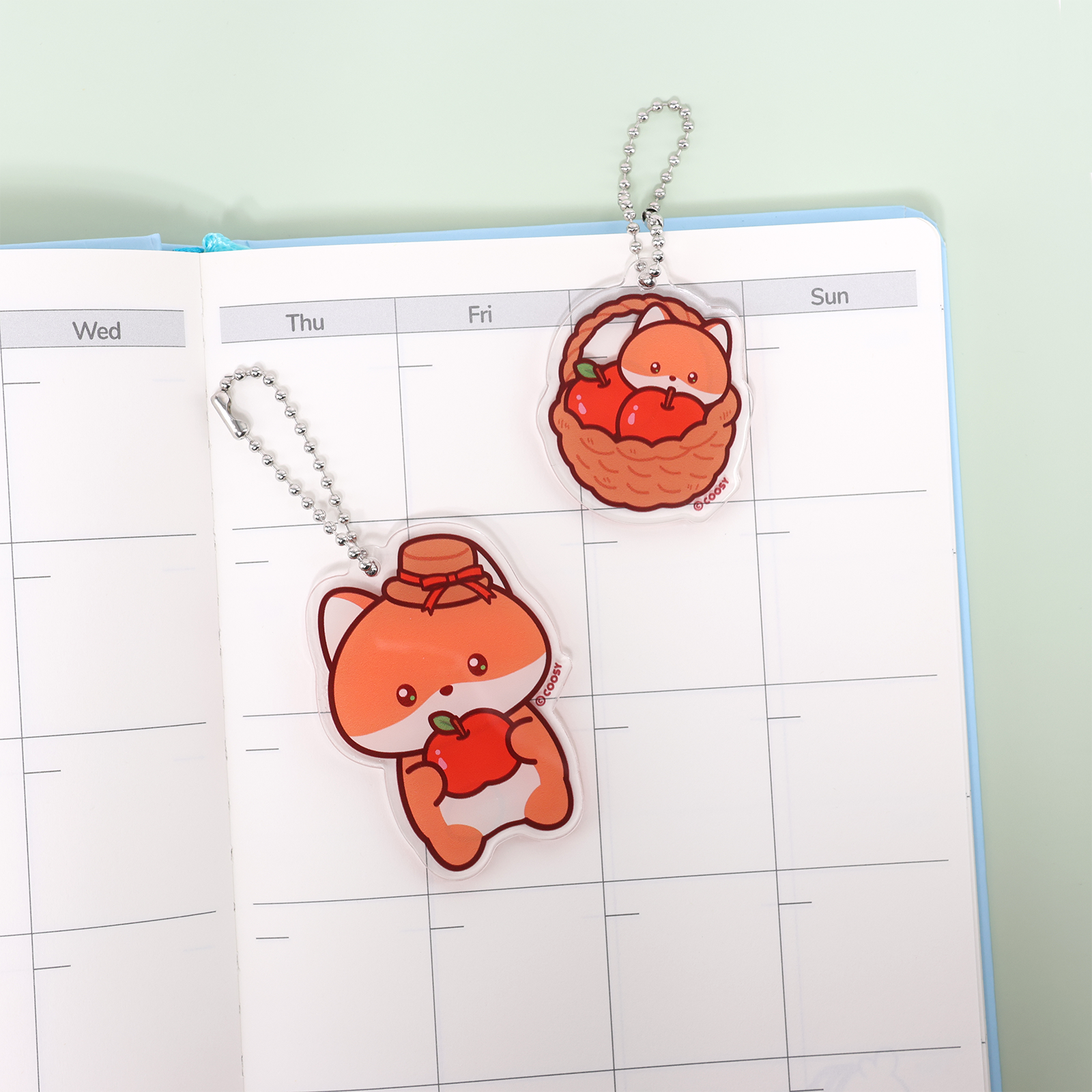 Miniz Foxiroll Acrylic Buddies Charm