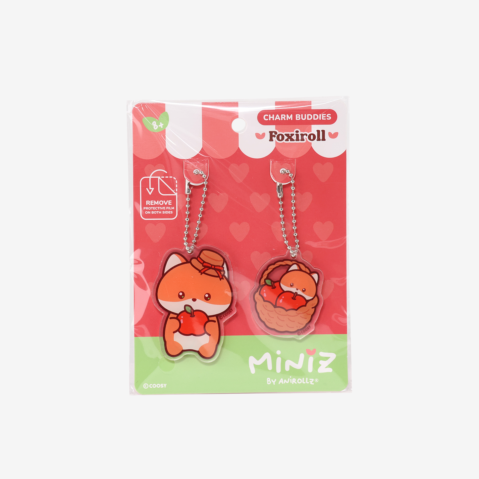 Miniz Foxiroll Acrylic Buddies Charm