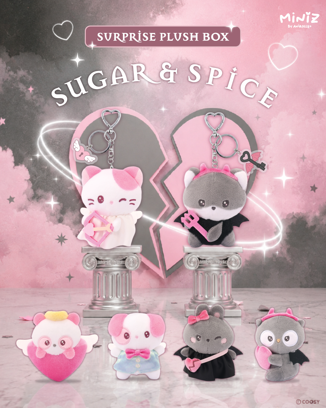 Miniz Sugar & Spice Surprise Plush Box