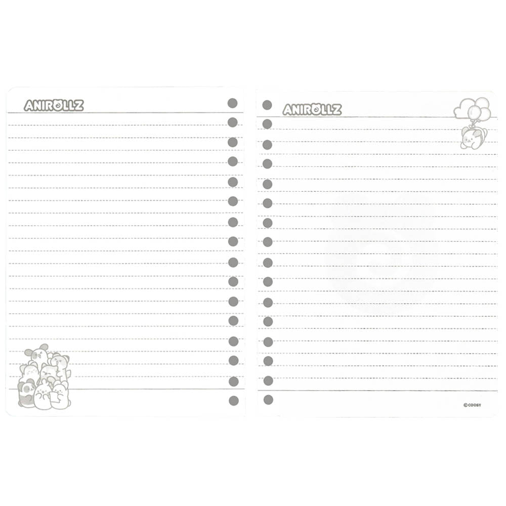 Hello Anirollz Detachable Index Notebook