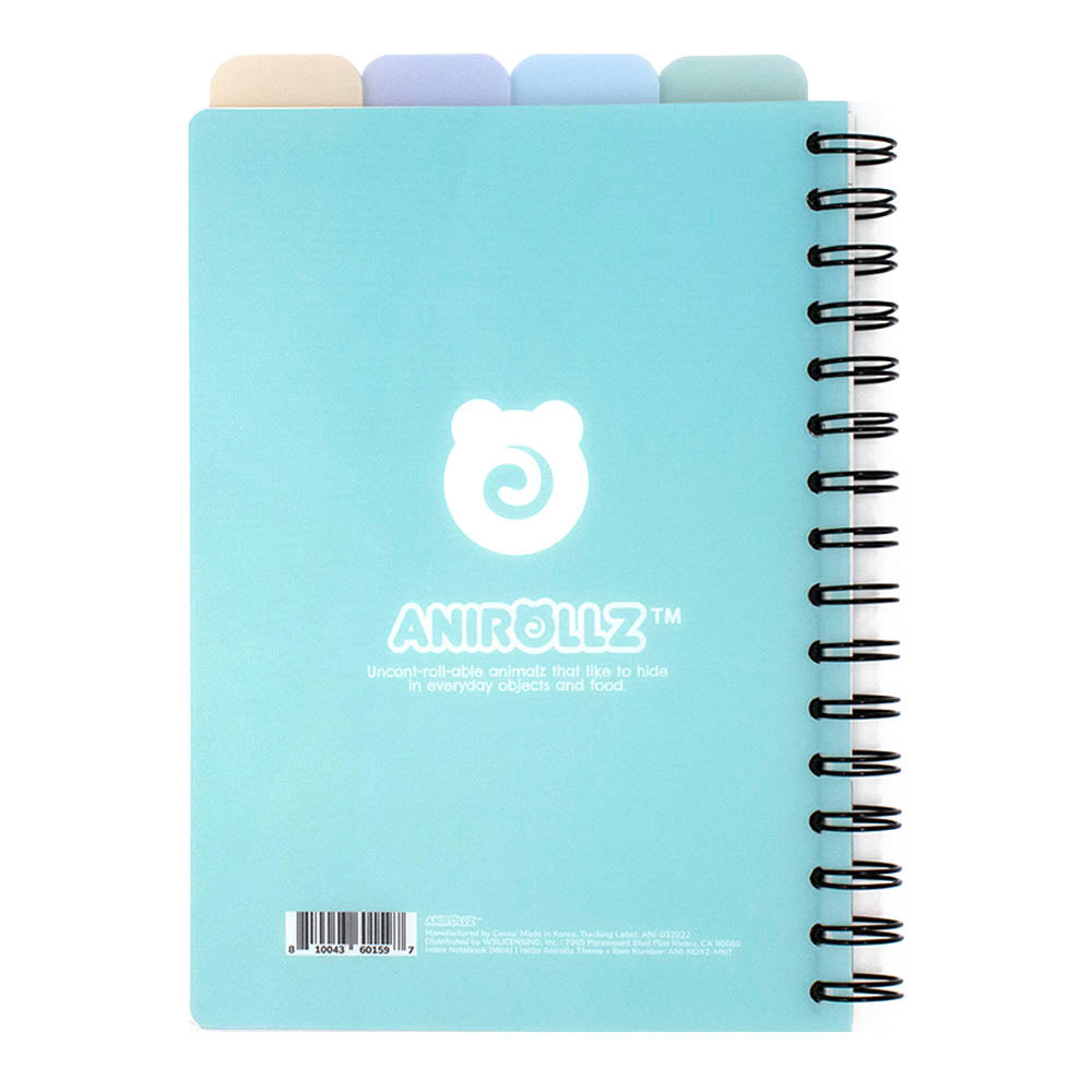 Hello Anirollz Detachable Index Notebook Mint