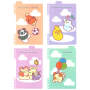 Hello Anirollz Detachable Index Notebook Pink