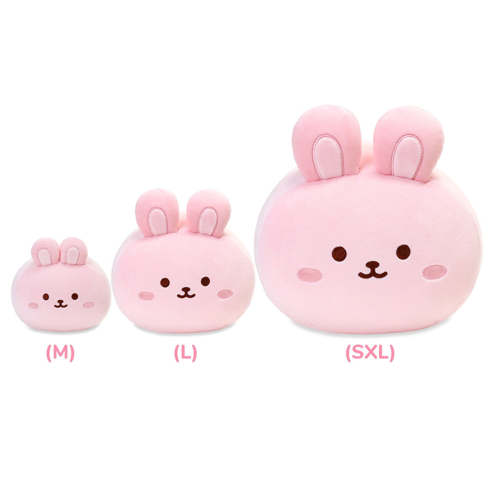 Pink Bunniroll Medium Plush