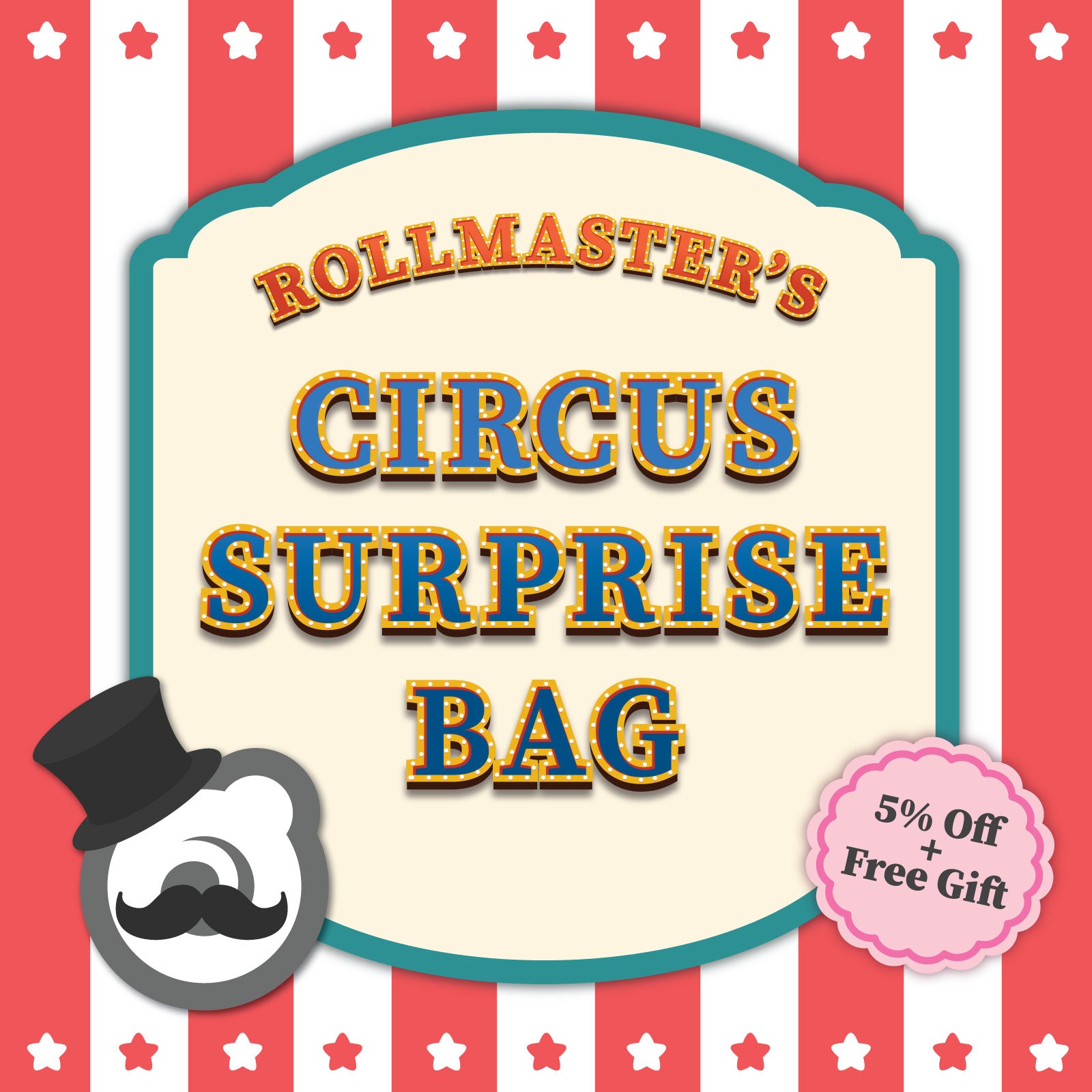 Rollmaster's Circus Surprise Bag